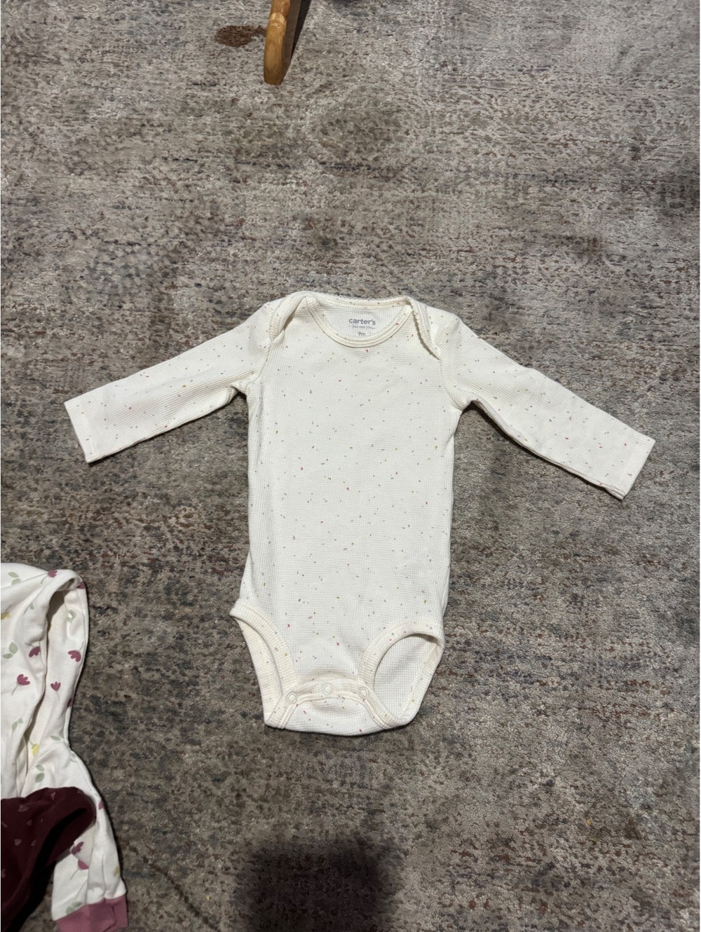Carter's Baby Girls' Long Sleeve Bodysuit and Just One You Footed Pajamas Set, 6